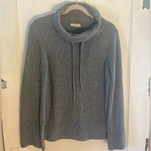 LOFT Charcoal Knit Sweater